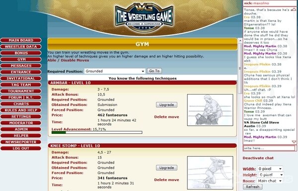 Screenshot The Wrestling Game