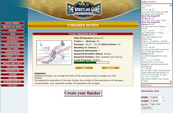 Screenshot The Wrestling Game