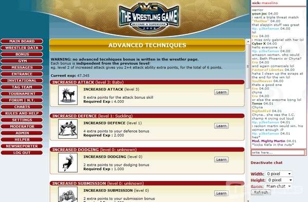 Screenshot The Wrestling Game