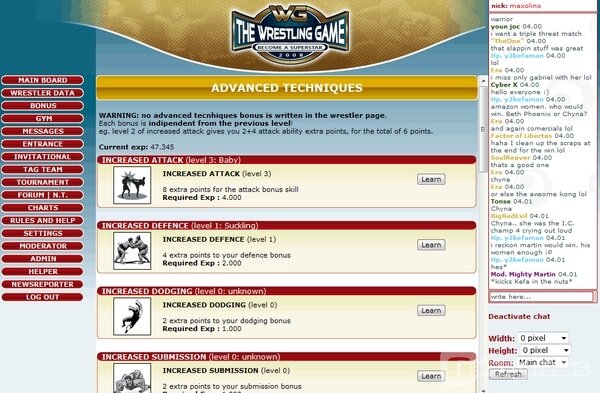 Screenshot The Wrestling Game