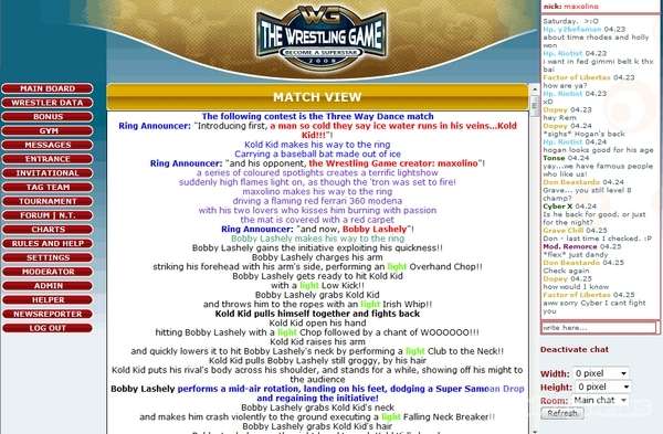 Screenshot The Wrestling Game