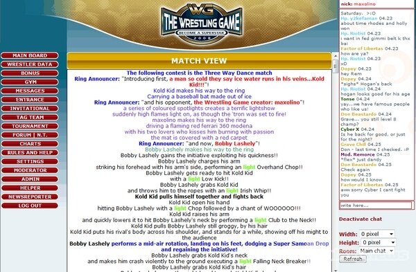 Screenshot The Wrestling Game