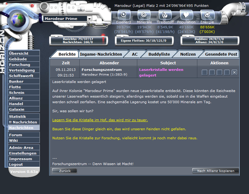 Screenshot Horiversum