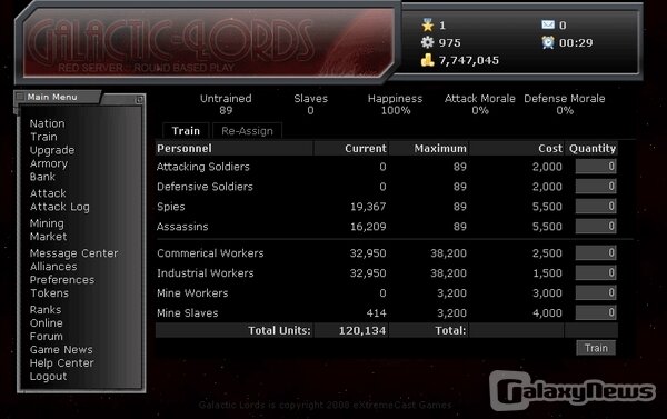 Screenshot Galactic Lords Red