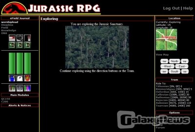Screenshot Jurassic RPG