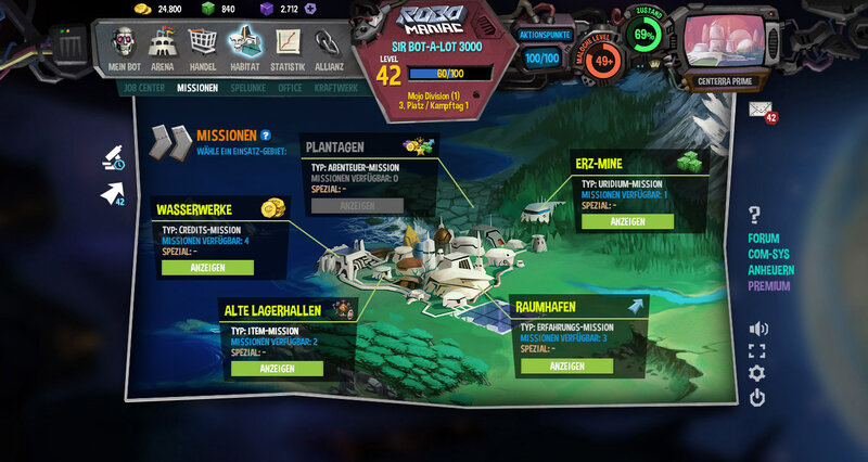 Screenshot ROBOMANIAC