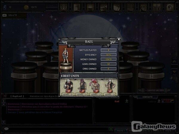 Screenshot Apocalypse Board Online