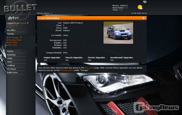 Screenshot BulletDrive
