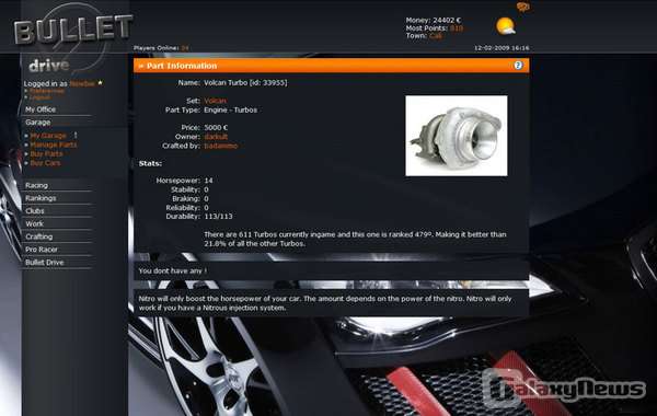 Screenshot BulletDrive