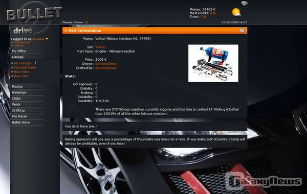 Screenshot BulletDrive