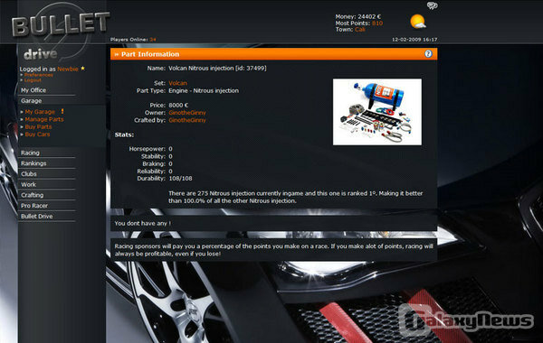 Screenshot BulletDrive