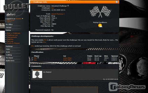 Screenshot BulletDrive