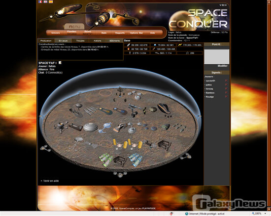 Screenshot SpaceConquer