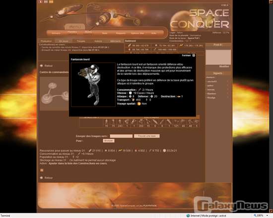 Screenshot SpaceConquer