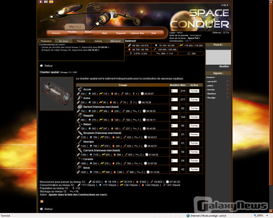 Screenshot SpaceConquer