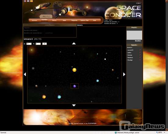 Screenshot SpaceConquer