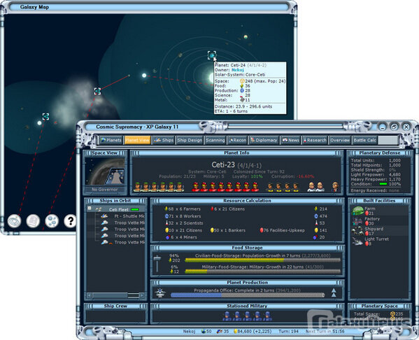 Screenshot Cosmic Supremacy