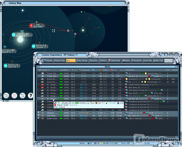 Screenshot Cosmic Supremacy