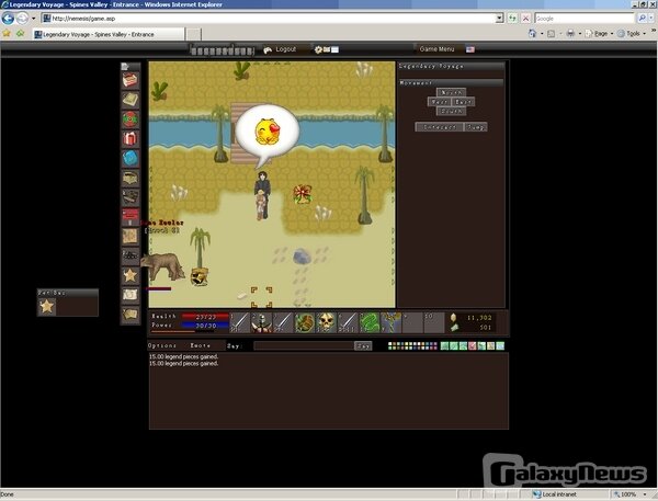 Screenshot Legendary Voyage