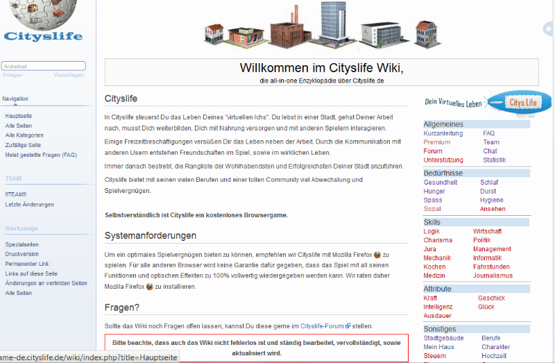 Screenshot Citys Life