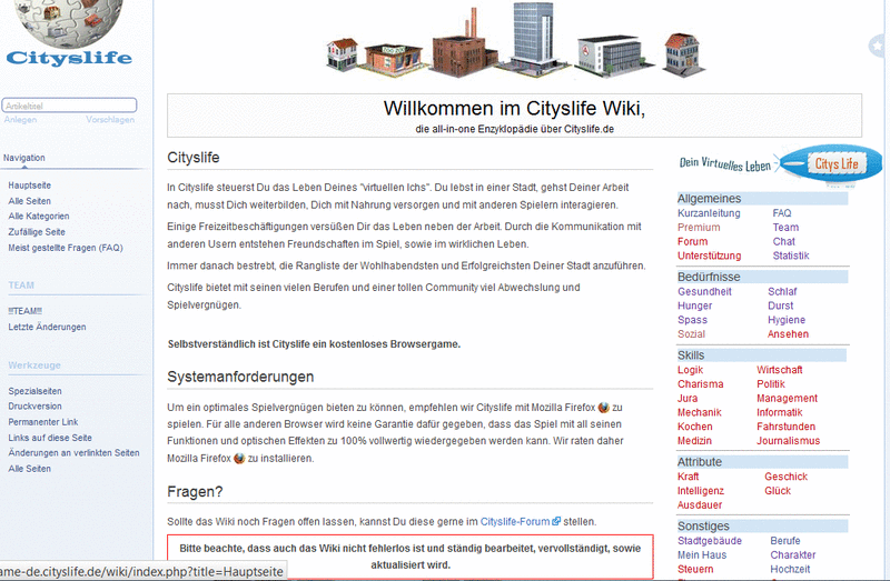 Screenshot Citys Life