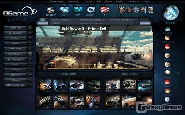 Screenshot OGame
