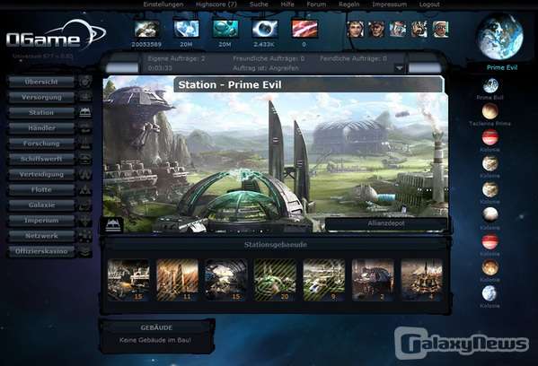 Screenshot OGame