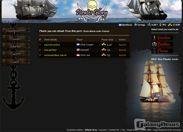 Screenshot Pirates Glory