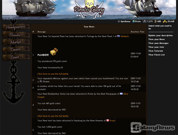 Screenshot Pirates Glory