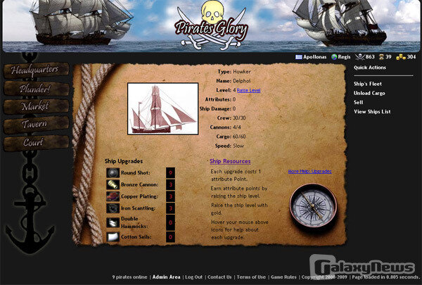 Screenshot Pirates Glory