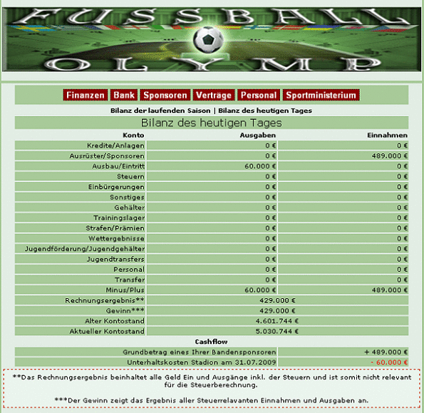 Screenshot Fussballolymp