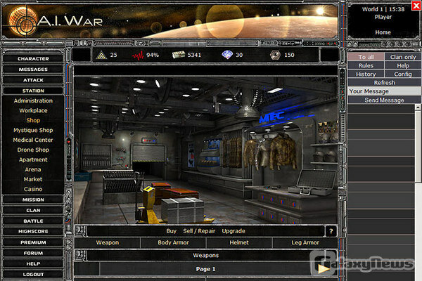 Screenshot A.I. War