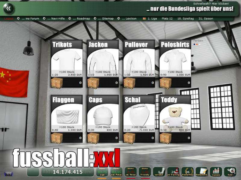 Screenshot fussball:xxl