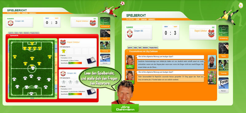 Screenshot Weltfussballmanager