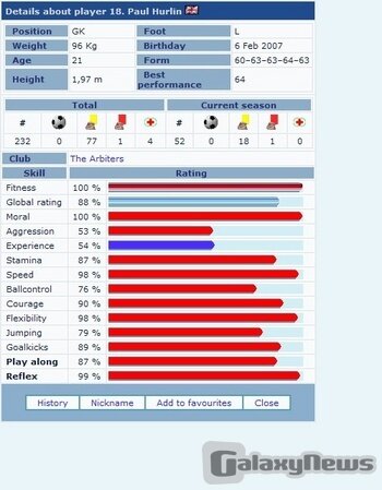 Screenshot SoccerProject