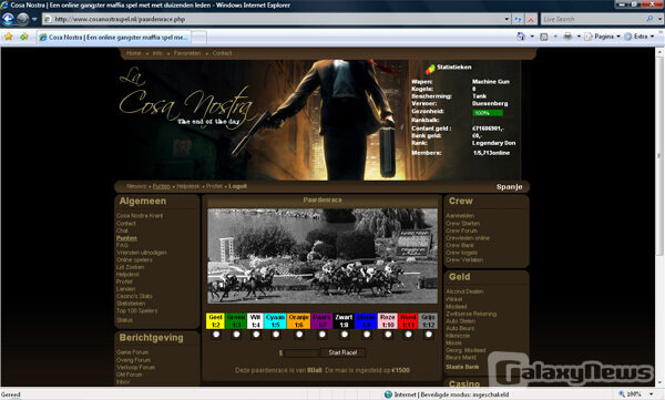 Screenshot Cosa Nostra Spel