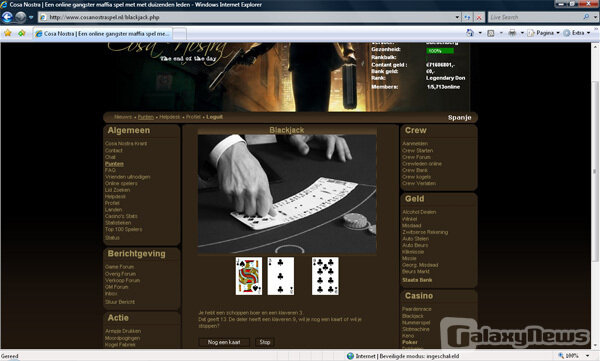 Screenshot Cosa Nostra Spel