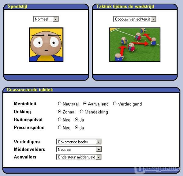 Screenshot Online Soccer Manager