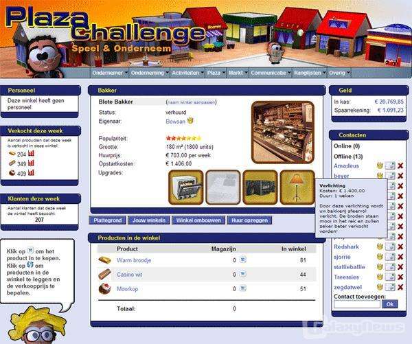 Screenshot Plaza Challenge