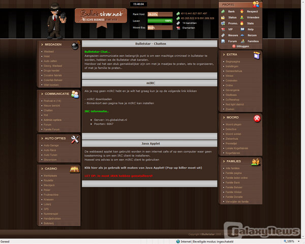 Screenshot Bulletstar