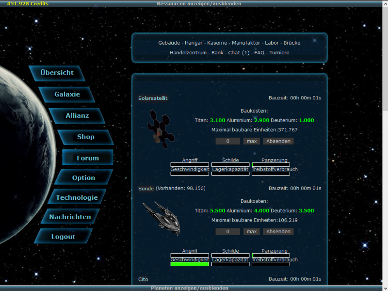 Screenshot Galactic Paradise