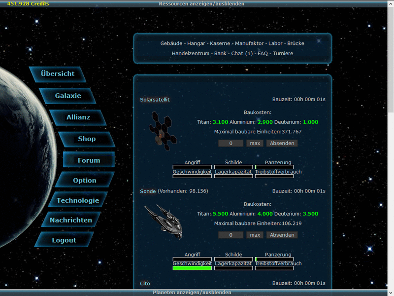 Screenshot Galactic Paradise