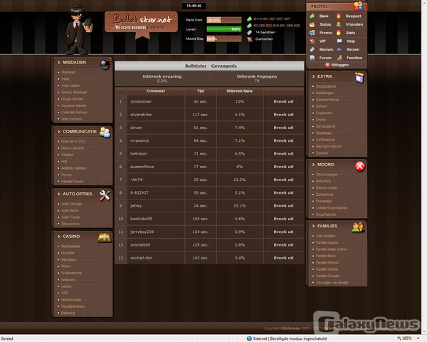 Screenshot Bulletstar