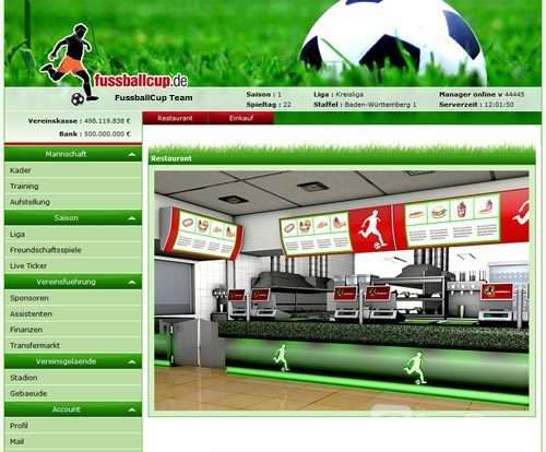 Screenshot Footballcup