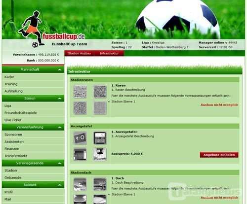 Screenshot Footballcup