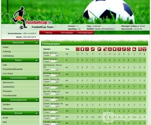 Screenshot Footballcup