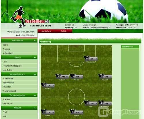 Screenshot Footballcup