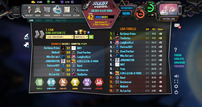 Screenshot ROBOMANIAC