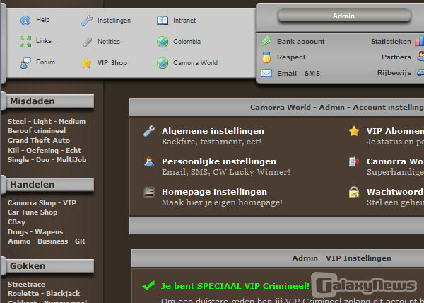 Screenshot Camorra World