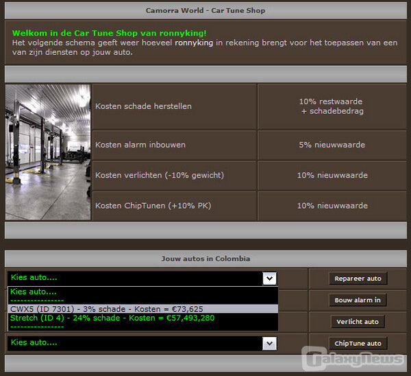 Screenshot Camorra World